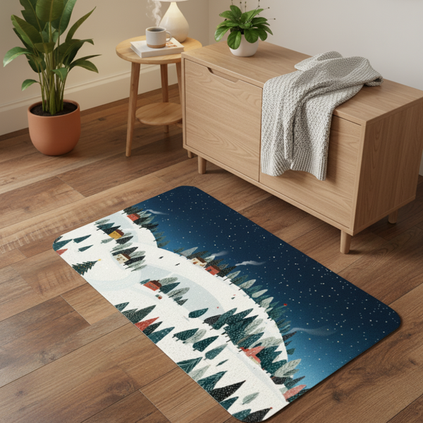 Soft Touch Flannel Non-Slip Area Rug